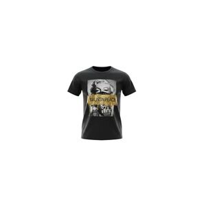Popular Girl Graphic Tee Womens Medium Black Marilyn Monroe Gold Foil Streetwear